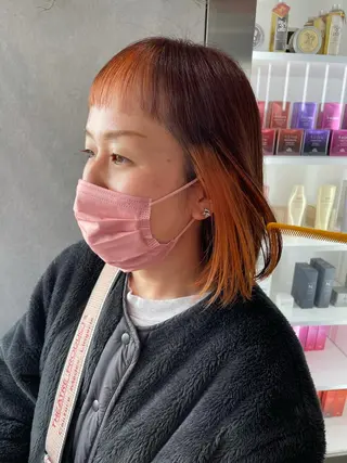 ミディアム カラー ナチュラル透明感🌱 小山美樹子のヘアスタイル