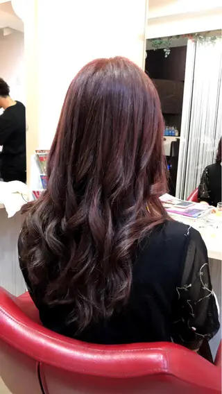 ロング カラー 渋谷宮益坂 omoのヘアスタイル