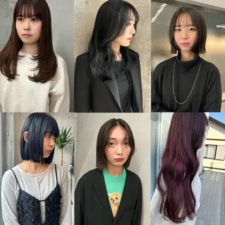 ショート カラー パーマ ヘアアレンジ メンズ viewstokyo所属・mana 暖色カラーカットのヘアスタイル