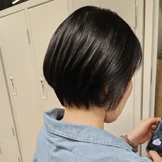 カラー ショート メンズ ☀️ボブスタイル特化 大山あさひ☀️のヘアスタイル