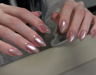 ネイル By moonネイル 🌷ワンホン/韓国風のネイルデザイン