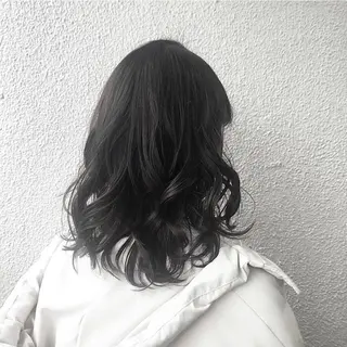 ミディアム カラー 透明感カラー❄️要 半個室×マンツーマンのヘアスタイル