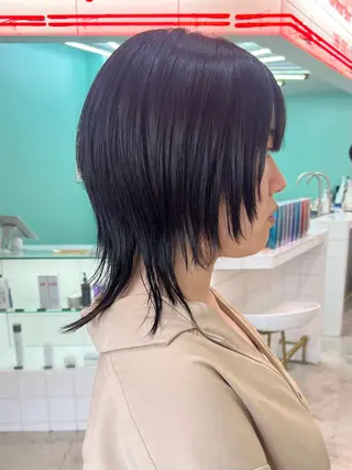 ミディアム 💥ウルフカット デザインあんな💥のヘアスタイル