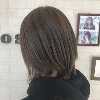 ミディアム カラー 【ショートスタイル】 志波李空のヘアスタイル