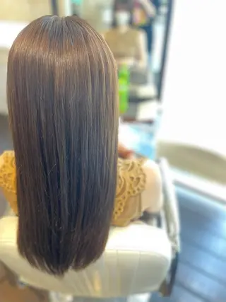 ロング カラー ベージュカラー🤎 ayaのヘアスタイル