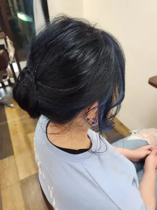 ヘアアレンジ カラー 龍 悠紀のヘアスタイル