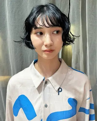 ショート パーマ ボブ/ショート 吉田竣のヘアスタイル