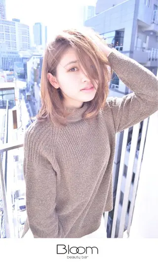 セミロング Bloom beauty bar所属・小西 弘之［セミナー講師］のヘアスタイル