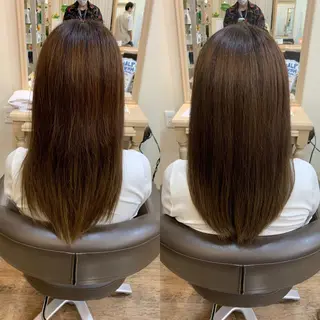 セミロング 韓国ヘア/レイヤー 🇰🇷/艶髪/長橋のヘアスタイル