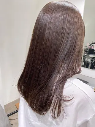 セミロング カラー とびまつ /ショート/脱白髪染のヘアスタイル