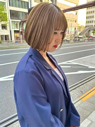 ショート カラー ヘアアレンジ FLOW aoyama所属・✨レディース✨ 今だけカット￥０大石のヘアスタイル