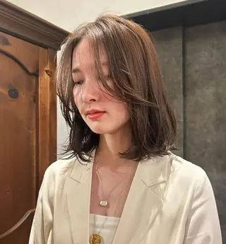 ミディアム tete nico所属・似合わせ/ヘアカラー nanami🌸のヘアスタイル