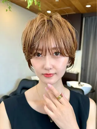 ショート カラー ⭐️ショート/ボブ/ 艶カラー/りょうがのヘアスタイル