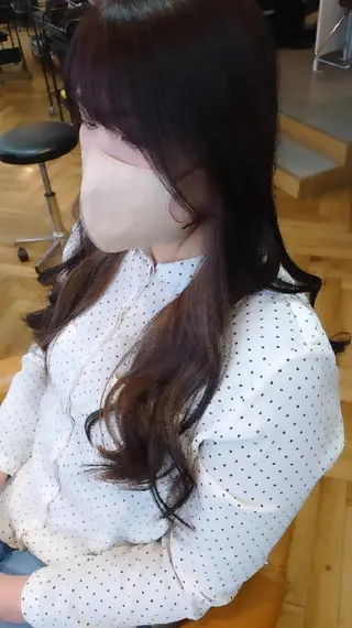 ロング カラー 中野 雅子のヘアスタイル