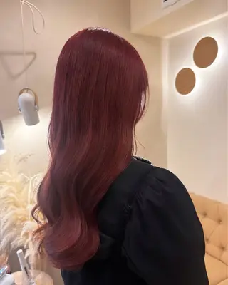 ロング カラー ミルクティ/ピンク/ レイヤー/yuriaのヘアスタイル