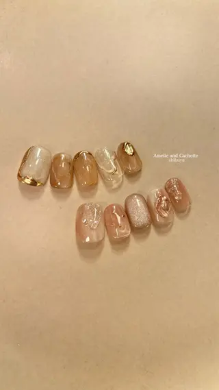 ネイル 渋谷ニュアンスネイル SYURI🫧のネイルデザイン