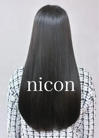 ロング 髪質改善 上品艶感カラーのヘアスタイル