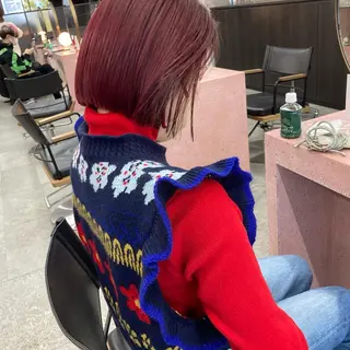 ミディアム カラー 小木曽智美 /ボブ/ショートのヘアスタイル