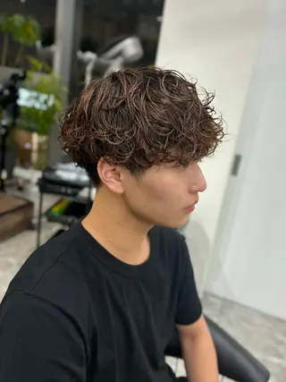 パーマ メンズ 🍐シャドウパーマ メンズ特化/守岡🍐のヘアスタイル