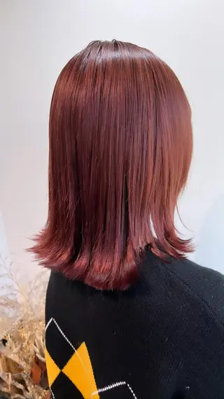 ミディアム カラー ケアブリーチ/ili 村上佳那多のヘアスタイル