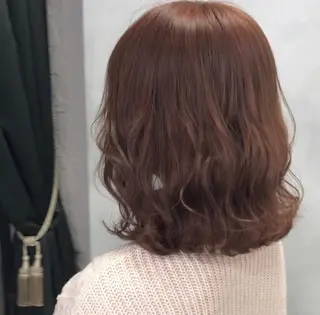 ミディアム カラー MOE🐈‍⬛🎀 エクステ/ワンホンのヘアスタイル