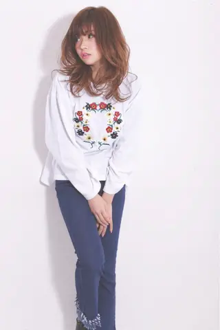 セミロング カラー 【天満1艶髪】潤艶/ 髪質改善🌹釣本竜哉のヘアスタイル