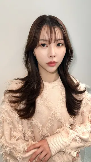 ロング レイヤー/デジパ SAKIのヘアスタイル