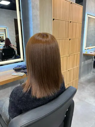 セミロング カラー 神谷勇太/ 札幌透明感カラー特化のヘアスタイル