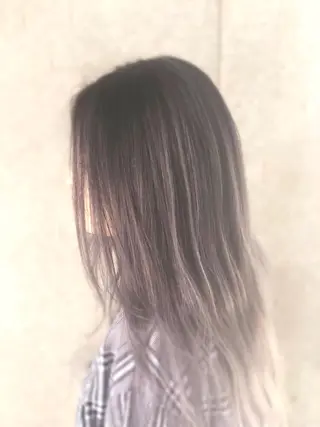 セミロング カラー ヘアアレンジ アンドウ ユウ/ レイヤーカット/韓国のヘアスタイル