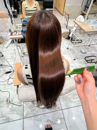 セミロング カラー 学生人気no.1 🦋ナツミのヘアスタイル