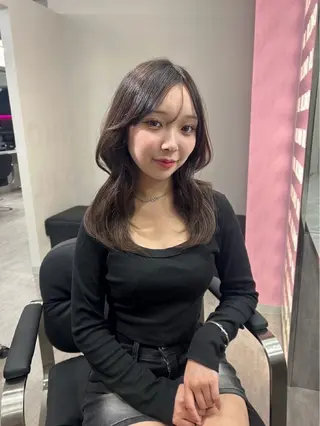 ミディアム RLINO所属・Misaki/名古屋 🎀RLINOのヘアスタイル