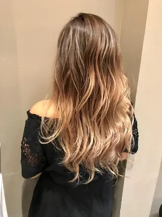 ロング カラー 神野 雅樹のヘアスタイル