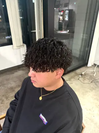 パーマ メンズ 骨格補正施術/メンズ 専門美容師/YUYAのヘアスタイル