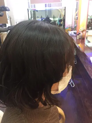 ショート パーマ ヘアアレンジ 桧山 真のヘアスタイル