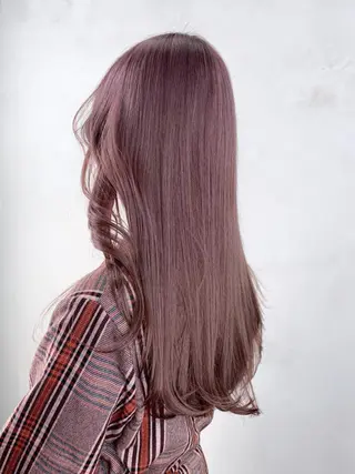 セミロング カラー パーマ ヘアアレンジ ITbyALBUM 下北沢店のヘアスタイル