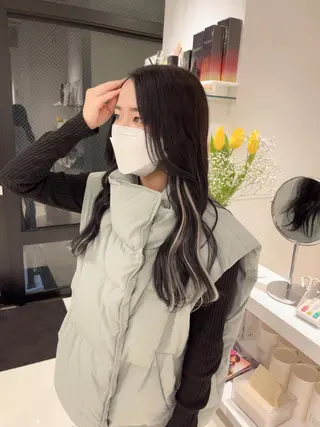 ロング カラー りおな/エクステ /ミルクティーカラーのヘアスタイル