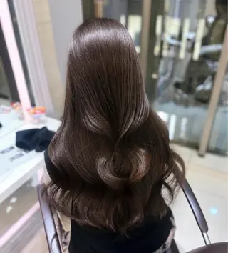 ロング 銀座♡透明感カラー/ 顔周りカットFukaのヘアスタイル