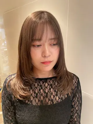 セミロング chihiro / ミディアムヘアのヘアスタイル