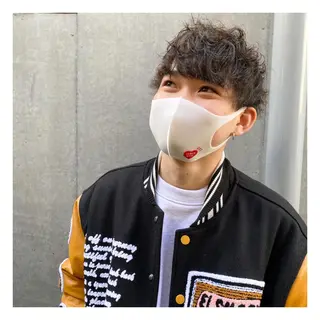 パーマ メンズ 菊池大一 溝の口パーマのヘアスタイル