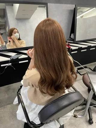 ロング Cielro【 シェイロ 】所属・Cielro/ダブル カラー/西田咲希のヘアスタイル