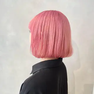 ミディアム 🤍髪質改善➕透明感 カラー🤍川上葵のヘアスタイル