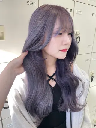 ロング mayu/ブリーチ/ layer/似合わせのヘアスタイル