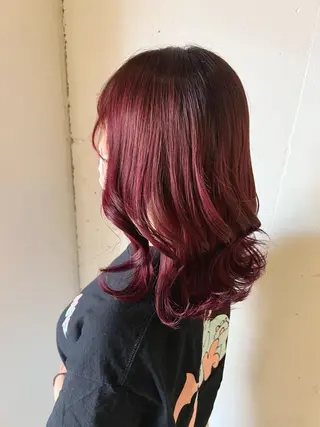 ミディアム カラー カラースペシャリスト しょう🧑🏼‍🎨のヘアスタイル