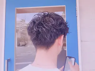 ショート パーマ メンズ loop hair所属・kohatsu こはっちゃんのネイルデザイン