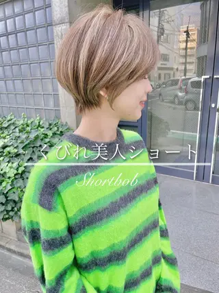 ショート カラー 美髪/カラー 美容院🌈渡辺隼也のヘアスタイル