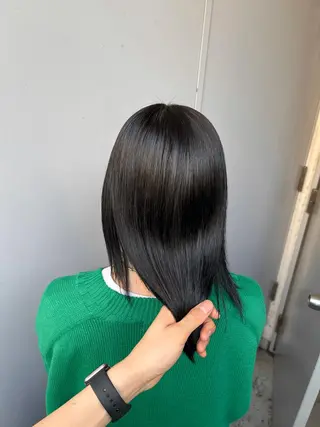 セミロング カラー ベージュカラー💖 やすひろのヘアスタイル