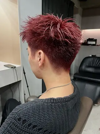 カラー 縮毛矯正/スパイラル パーマ/表参道のヘアスタイル