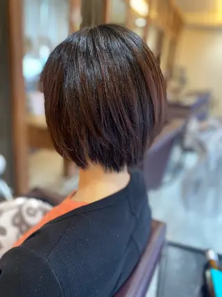 ショート 加藤 実穂のヘアスタイル