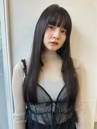 ロング 松谷 瑞姫のヘアスタイル