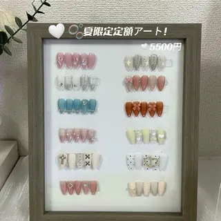 ネイル By moonネイル 🌷ワンホン/韓国風のネイルデザイン